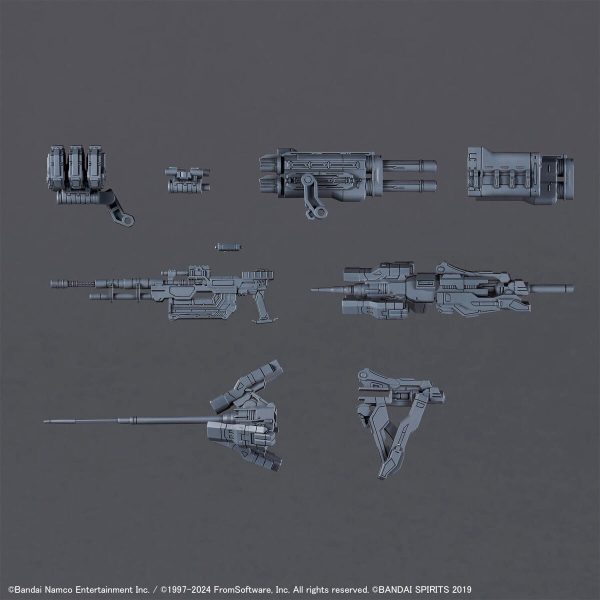 Bandai 30 Minutes Missions 30MM Armored Core VI Option Parts Set Weapon Set 02 Model Kit Fashion