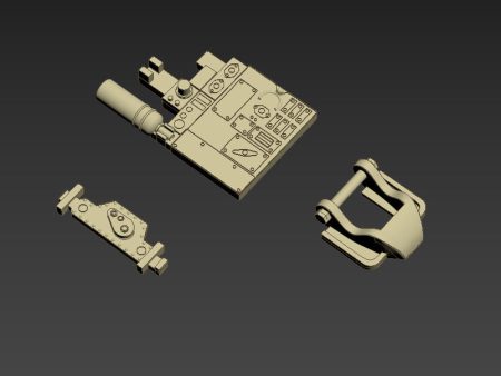 Greeblie Set for Studio Scale Y-Wing - Left Wing Parts For Discount