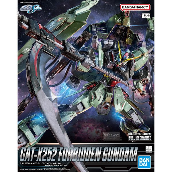 Bandai Full Mechanics 1 100 GAT-X252 Forbidden Gundam Model Kit For Sale