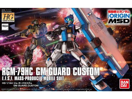 Bandai HGGTO 1 144 RGM-79HC GM Guard Custom Model Kit Hot on Sale