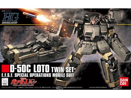 Bandai HGUC 1 144 D-50C Loto Twin Set Model Kit Supply