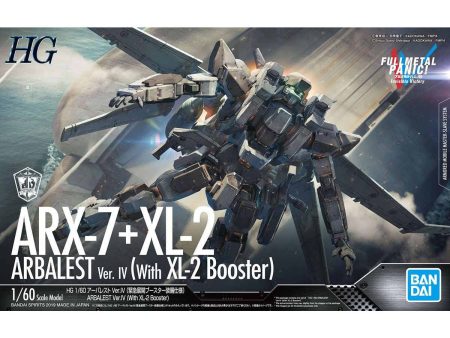 Bandai HG Full Metal Panic 1 60 ARX-7 Arbalest Ver. IV with XL-2 Booster Model Kit Fashion