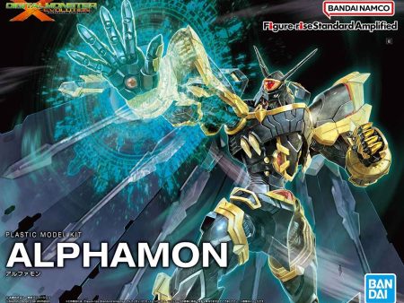 Bandai Digimon Adventure Figure-rise Standard Amplified Alphamon Model Kit Fashion