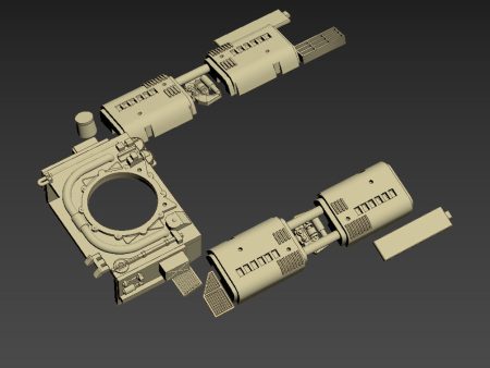 Greeblie Set for Studio Scale Y-Wing - Back Section - Bottom Parts Discount