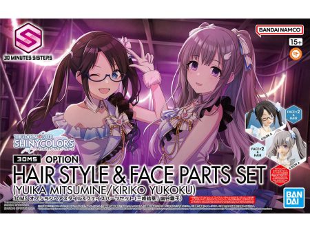 Bandai 30 Minutes Sisters Option Hair Style & Face Parts Set (Yuika Mitsumine   Kiriko Yukoku) Model Kit Online Hot Sale