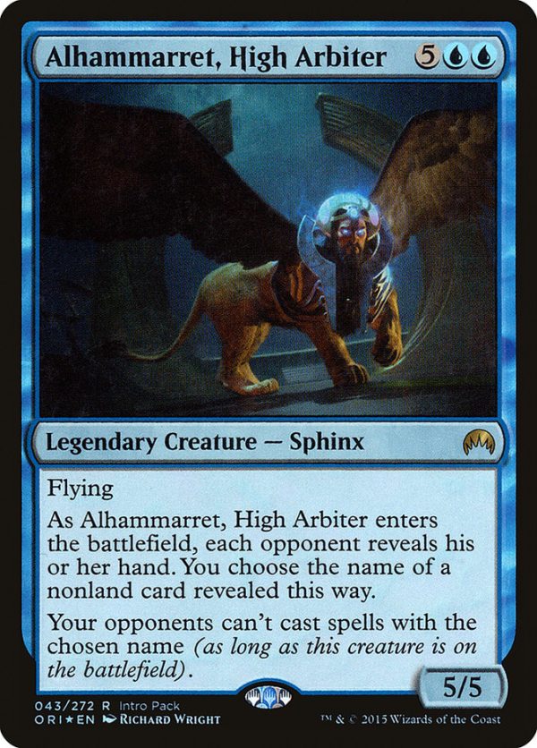 Alhammarret, High Arbiter (Intro Pack) [Magic Origins Promos] Discount