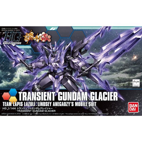 Bandai HGBF 1 144 GN-10000 Transient Gundam Glacier Model Kit For Sale