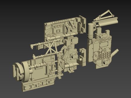 Greeblie Set for Studio Scale Y-Wing - Middle Section - Starboard Parts Sale