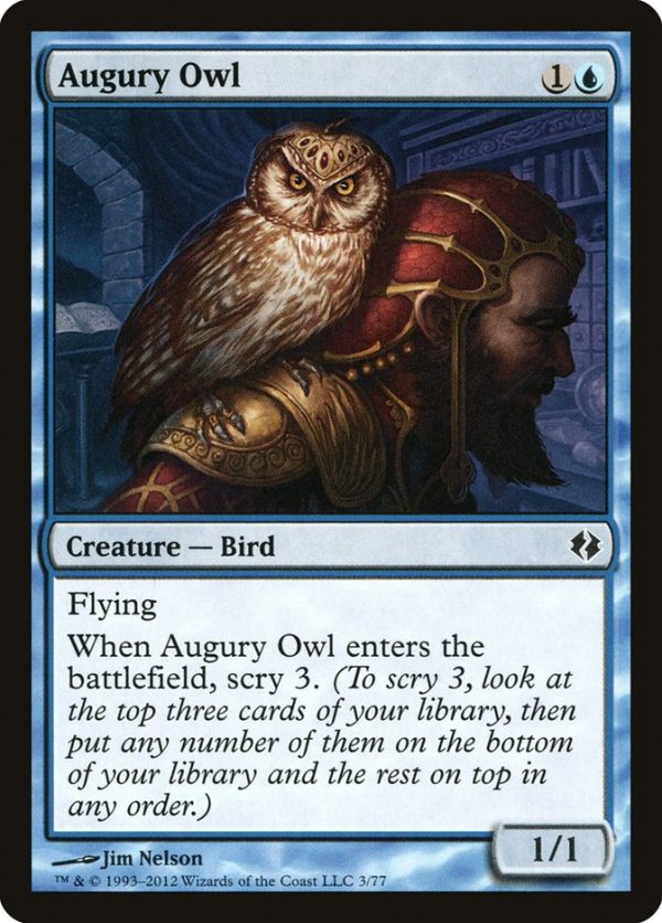 Augury Owl [Duel Decks: Venser vs. Koth] Online