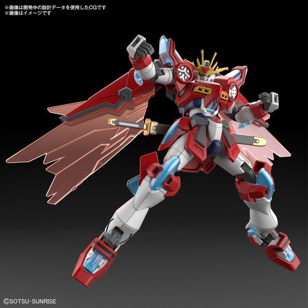 SHIN BURNING GUNDAM  GUNDAM BUILD METAVERSE , BANDAI, HG Supply