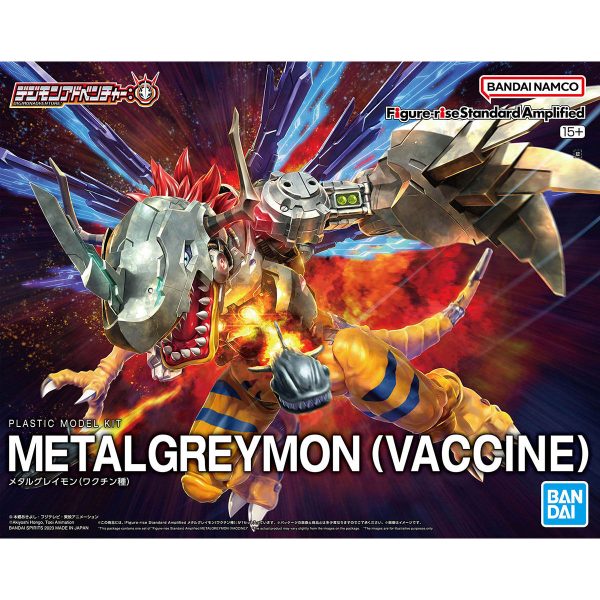 Bandai Digimon Adventure Figure-rise Standard Amplified Metalgreymon (Vaccine) Model Kit Online