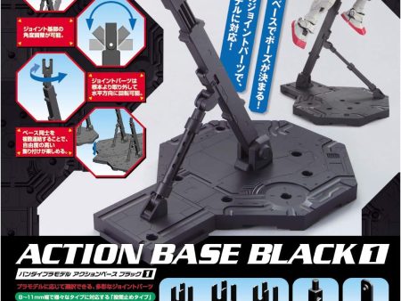 Bandai Black Action Base 1 Display Stand 1 100 Hot on Sale