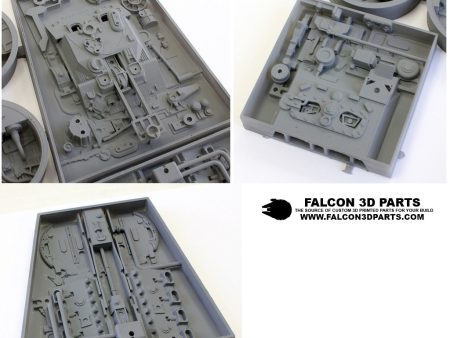 Trapezoid Maintenance Bays for 29 inch long 1 48 Hasbro Hero Millennium Falcon Sale