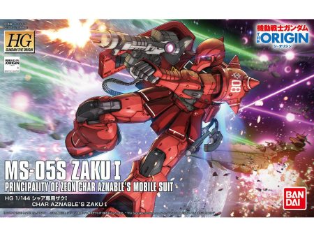 Bandai HG 1 144 MS-05S Char Aznable s Zaku I Model Kit Online Sale