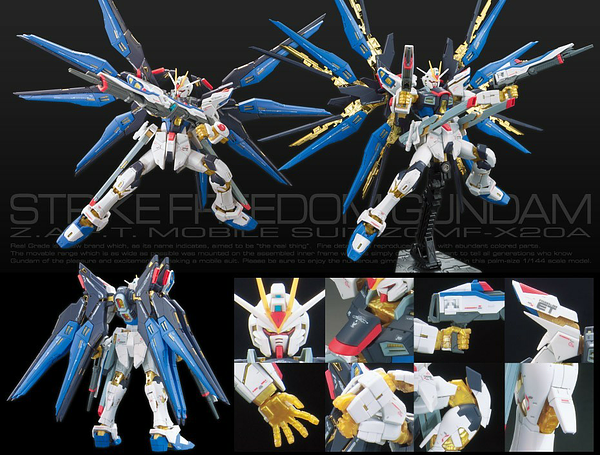 ZGMF-X20A STRIKE FREEDOM GUNDAM  GUNDAM SEED DESTINY , BANDAI RG Hot on Sale