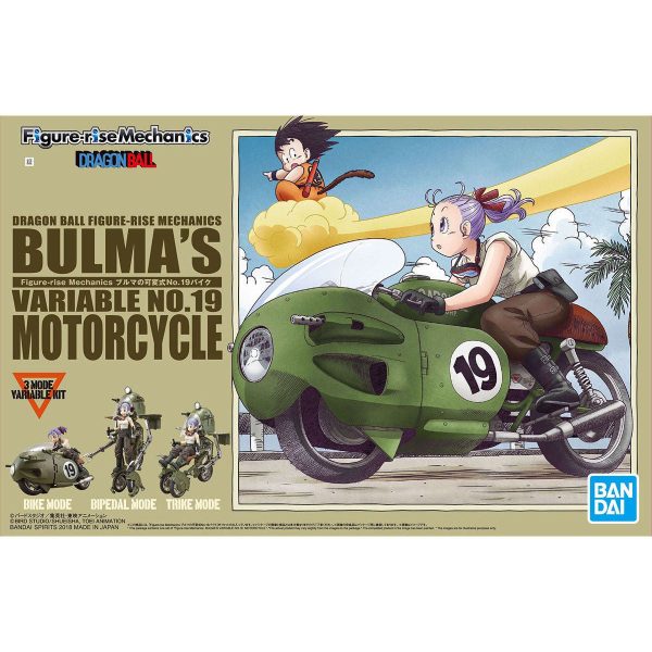 Bandai Figure-rise Mechanics Dragon Ball Z Bulma s Variable No.19 Bike Model Kit For Discount