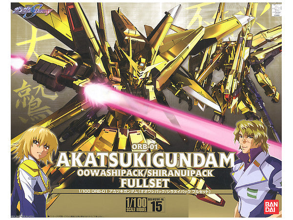 ORB-01 AKATSUKI GUNDAM (OOWASHIPACK SHIRANUIPACK FULL SET)  GUNDAM SEED DESTINY  BANDAI 1 100 Online