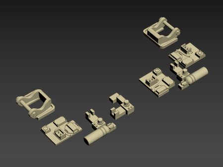 Greeblie Set for Studio Scale Y-Wing - Middle Section - Forward Parts Online