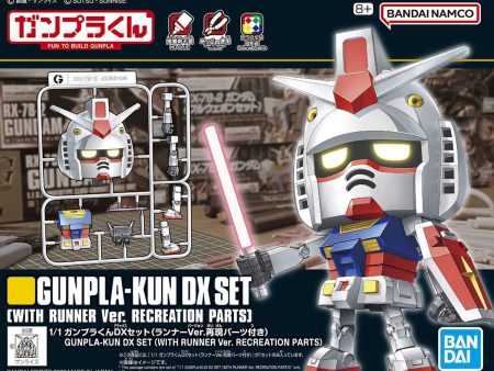 Bandai Gunpla-Kun Dx Set (With Runner Ver. Recreation Parts) Model Kit Discount