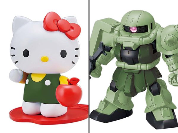 Bandai Hello Kitty x SD Gundam Cross Silhouette Zaku II Model Kit Online