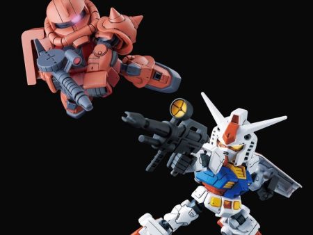 SD GUNDAM CROSS SILHOUETTE RX-78-2 GUNDAM & CHAR S ZAKU II Supply