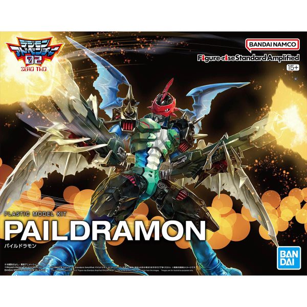 Bandai Digimon Adventure Figure-rise Standard Amplified Paildramon Model Kit Fashion