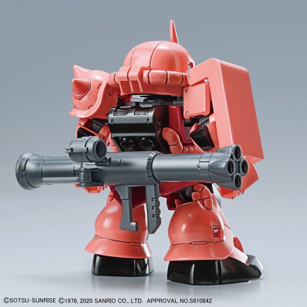 Bandai Hello Kitty x SD Gundam Cross Silhouette MS-06S Char s Zaku II Model Kit For Discount