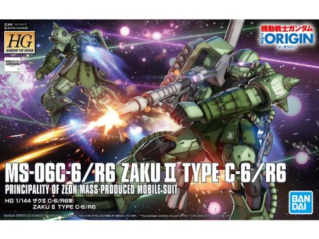 Bandai HG 1 144 MS-06 Zaku II Type C-6 R6 Model Kit For Cheap