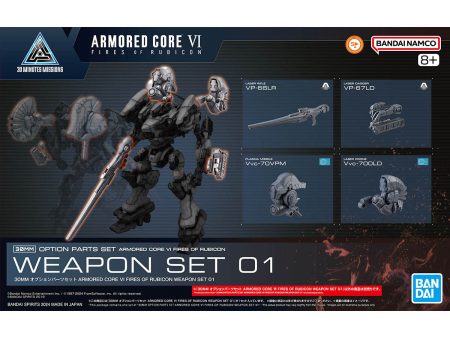 Bandai 30 Minutes Missions 30MM ARMORED CORE Ⅵ FIRES OF RUBICON  Weapon Set 01 Model Kit Online Hot Sale