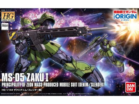 Bandai HG 1 144 Zaku I (Denim Slender Unit) Model Kit For Sale