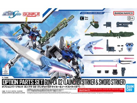 Bandai Gundam Option Parts Set Gunpla 02 (Launcher Striker & Sword Striker) Model Kit Hot on Sale