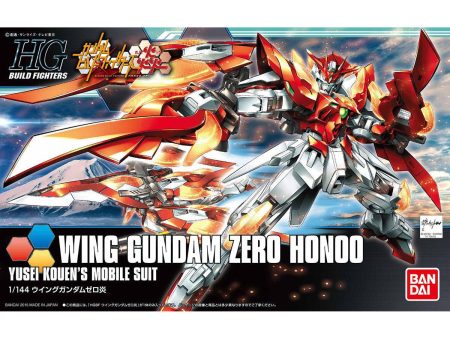 Bandai HGBF 1 144 Wing Gundam Zero Honoo Model Kit Hot on Sale