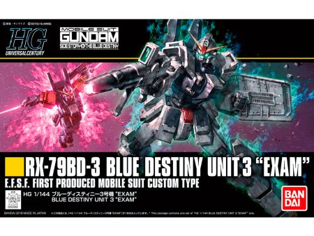 Bandai HGUC 1 144 Blue Destiny Unit 3 (Exam) Model Kit Online now