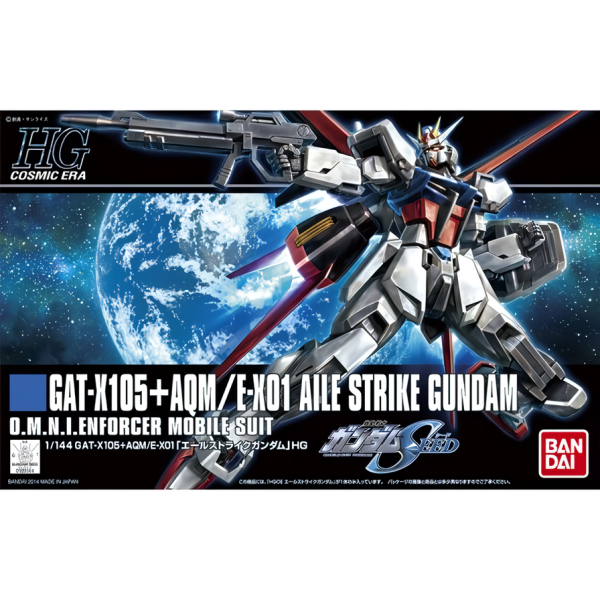 Bandai HGCE 1 144 GAT-X105+AQM E-X01 Aile Strike Gundam Model Kit Fashion