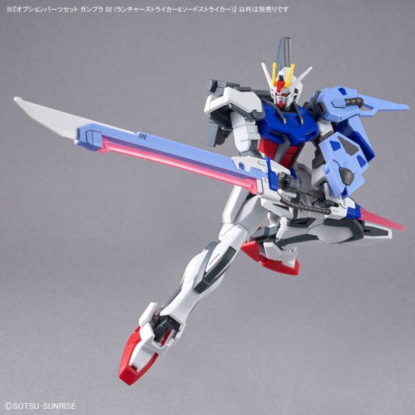 Bandai Gundam Option Parts Set Gunpla 02 (Launcher Striker & Sword Striker) Model Kit Hot on Sale