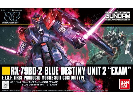 Bandai HGUC 1 144 Blue Destiny Unit 2 (EXAM) Model Kit Supply