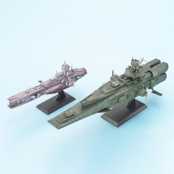 Bandai EX MODEL 1 1700 Salamis and Magellan Set Model Kit For Sale