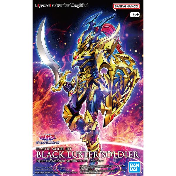 Bandai Figure-rise Standard Amplified Yu-Gi- Oh! Black Luster Soldier (Chaos Solider) Model Kit Fashion