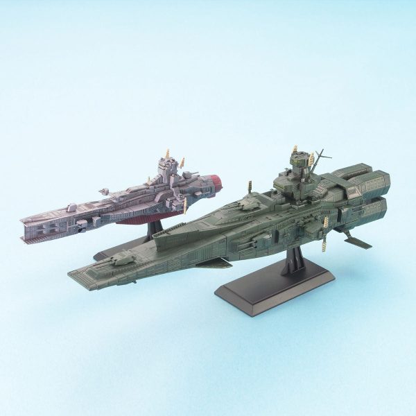 Bandai EX MODEL 1 1700 Salamis and Magellan Set Model Kit For Sale