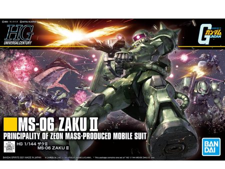 Bandai HG 1 144 MS-06 Zaku II Model Kit on Sale