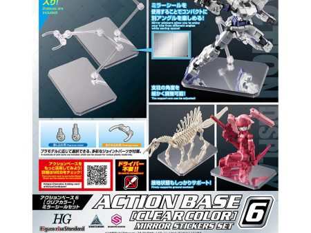 Bandai Action Base 6 [Clear Color] Mirror Stickers Set For Discount