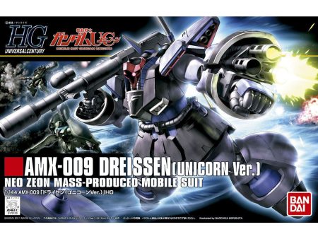 Bandai HGUC 1 144 AMX-009 Dreissen (Unicorn Ver.) Model Kit Hot on Sale