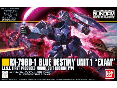 Bandai HGUC 1 144 Blue Destiny Unit 1 (EXAM) Model Kit Hot on Sale