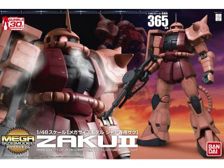 Bandai Mega Size Model 1 48 MS-06S Char s Zaku II Model Kit on Sale