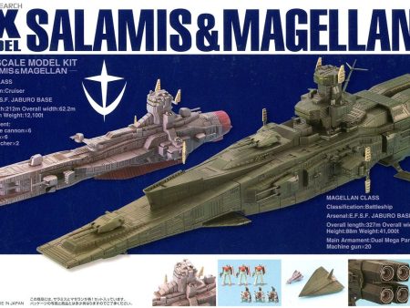 Bandai EX MODEL 1 1700 Salamis and Magellan Set Model Kit For Sale