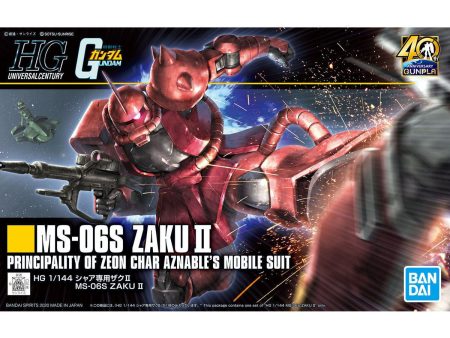 Bandai HG 1 144 MS-06S Char s Zaku II Model Kit For Sale