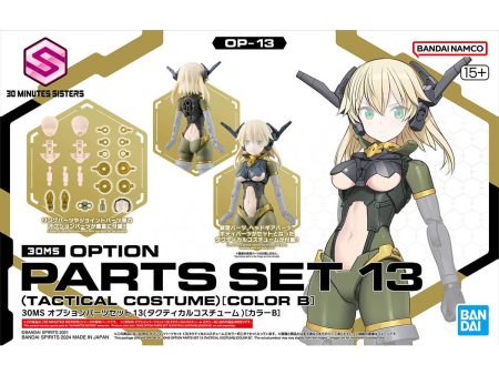 Bandai 30 Minutes Sisters 30MS Option Parts Set 13 (Tactical Costume) [Color B] Model Kit Supply