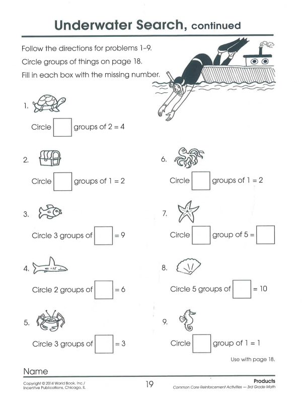 Math Grade 3 : Activities That Captivate, Motivate & Reinforce on Sale